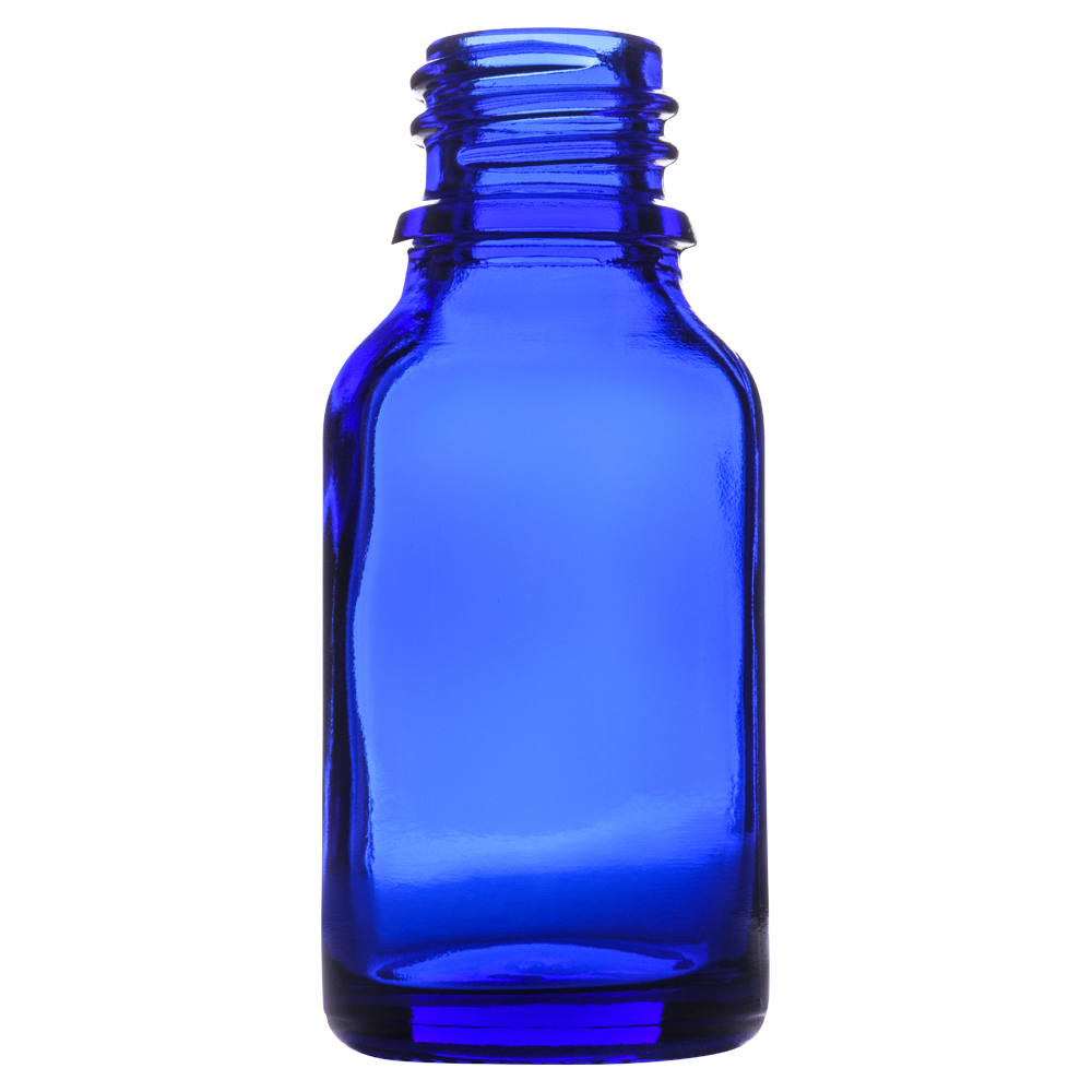 15ml Cobalt Blue Glass Dropper Bottle photo