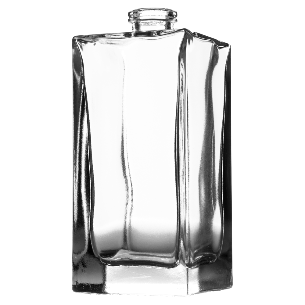 50ml Square Clear Glass Bottle photo